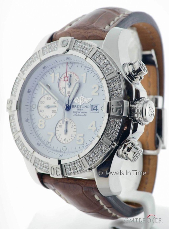 Breitling Mens Super Avenger Chronograph Automatic Steel  Di A13370 156405