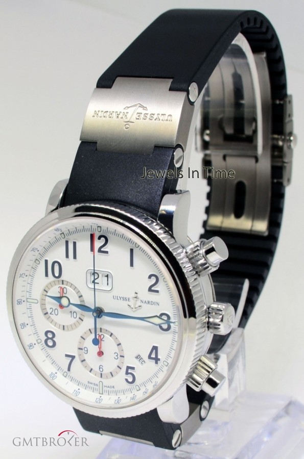 Ulysse Nardin Marine Annual Chronograph Steel Automatic Watch  C 513-22 162327
