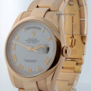 Rolex Day-Date 18k Rose Gold Mens Watch BoxPapers 118205 118205 159631