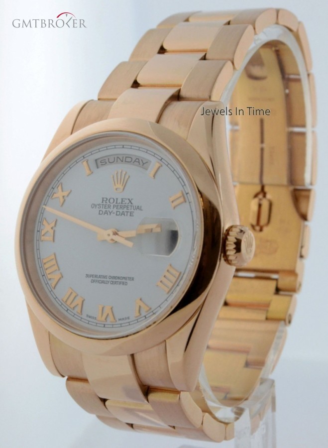 Rolex Day-Date 18k Rose Gold Mens Watch BoxPapers 118205 118205 159631