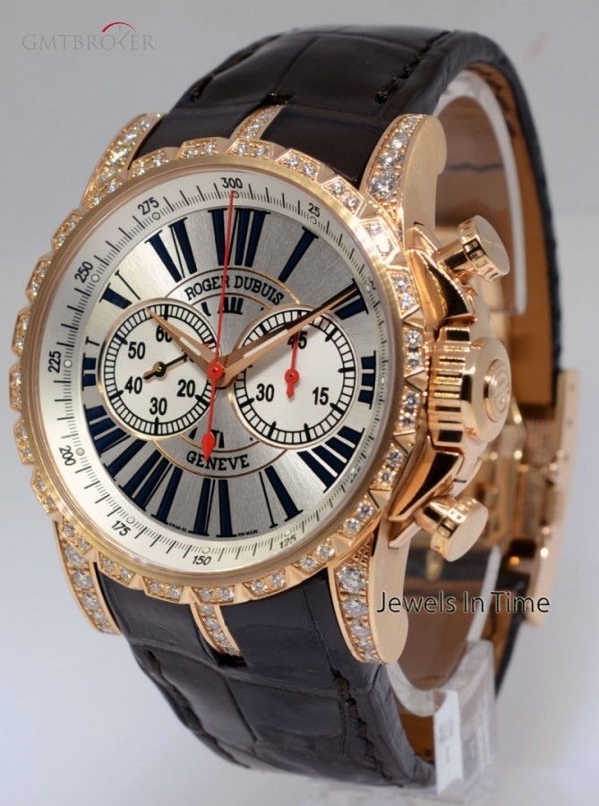 Roger Dubuis Excaliber 18k Gold  Diamond Chronograph BoxPapers RDDBEX0176 421533