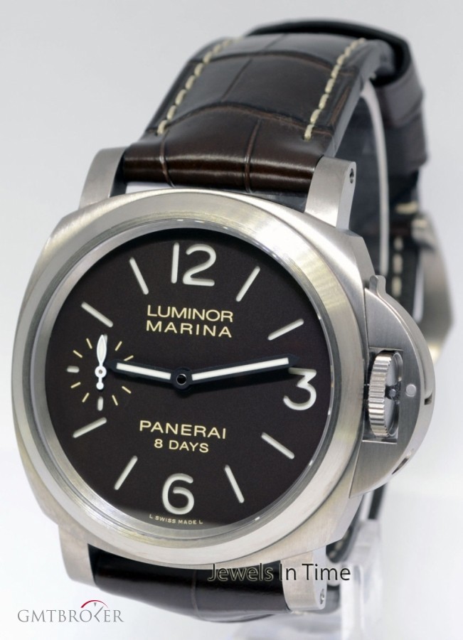 Panerai Luminor Marina 44mm 8 Days Titanium Watch BoxPaper PAM00564 258905