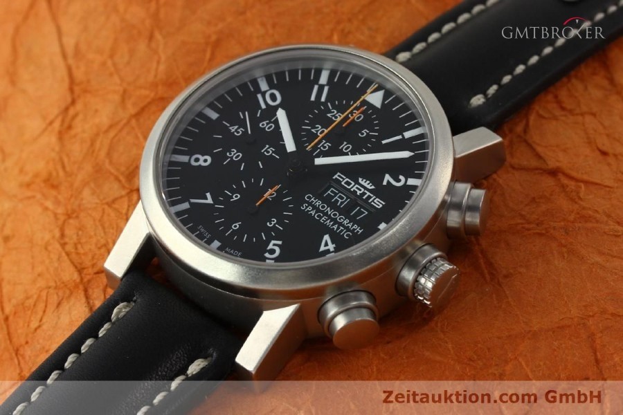 Fortis Spacematic chronograph steel automatic KalETA 7750 625.22.141 340181