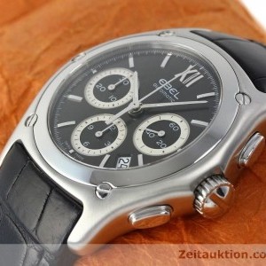 Ebel Classic Wave chronograph steel automatic Kal126 ET 9126F41 280931