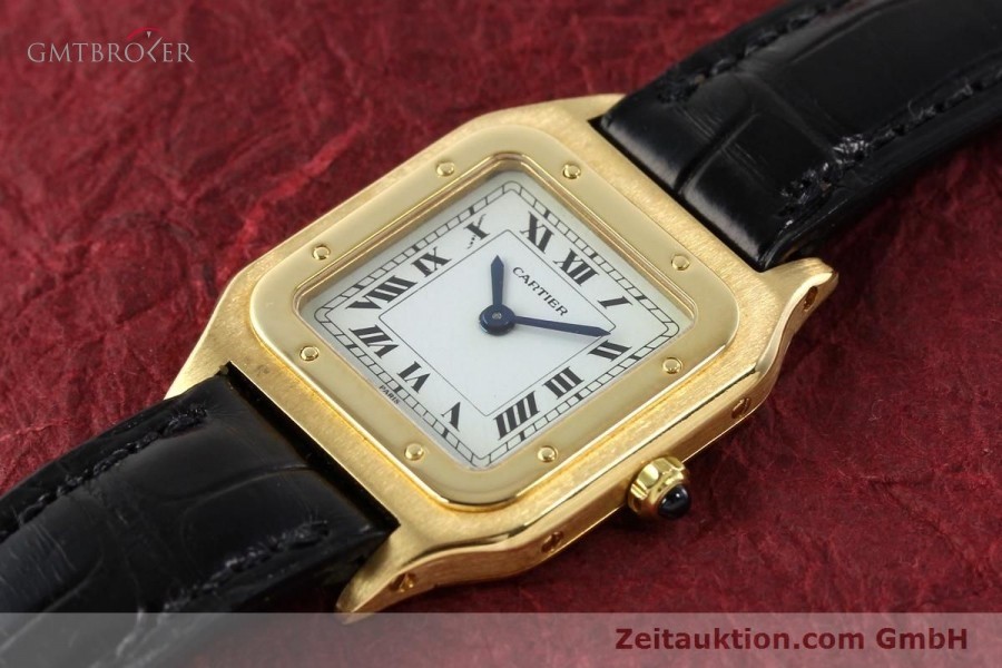Cartier Santos Dumont 18 ct gold manual winding Kal96 nessuna 276199
