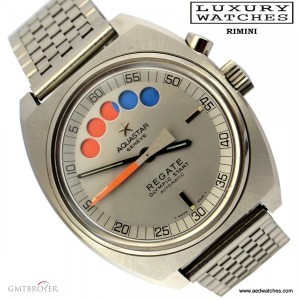 Lemania REGATE CRONO AQUASTAR GENEVE CALIBRO 1345 SILVER D nessuna 490415