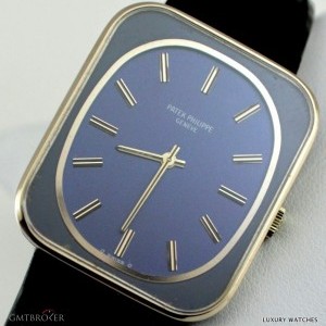 Patek Philippe RECTANGULAR ELLIPSE 3582G CALIBER 23-300 PM  BLUE 3582G 12103