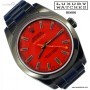 Rolex Milgauss 116400 Red dial trattamento DLC PVD Black
