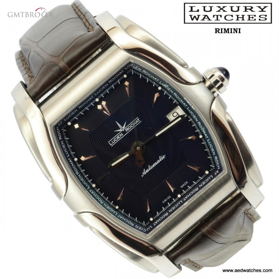 Lucien Rochat KRON  BLUE DIAL SOLEIL AUTOMATIC DATA FULL SET NEW nessuna 480059