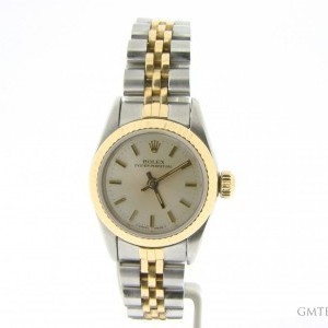 Rolex Ladies  Oyster Perpetual 2tone 18k GoldSS Watch wS 67193 215245