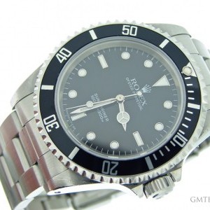 Rolex Mens  Submariner Stainless Steel Watch w Black Dia 14060 247167
