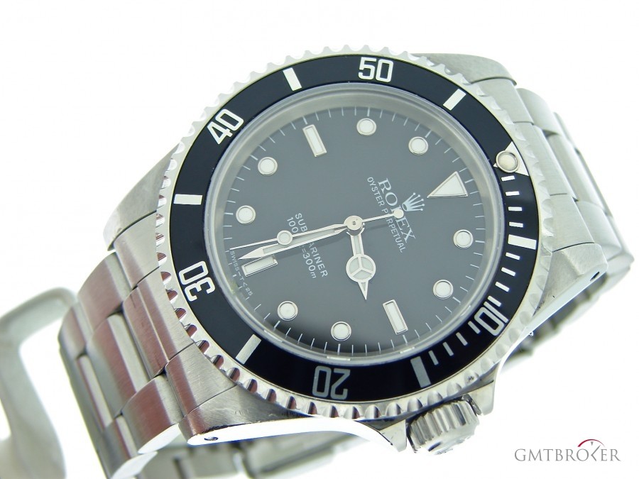 Rolex Mens  Submariner Stainless Steel Watch w Black Dia 14060 247167