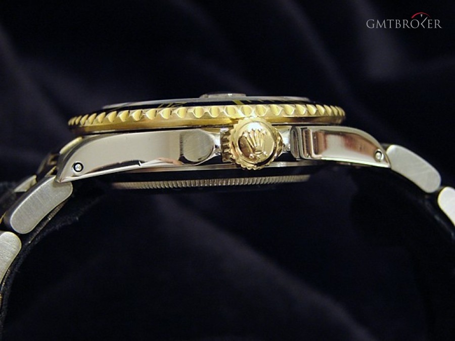 Rolex Mens  Submariner Date 2Tone 18k GoldSS Watch wBlue 16803 247501