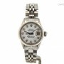 Rolex Ladies  Datejust Stainless Steel Watch wWhite MOP