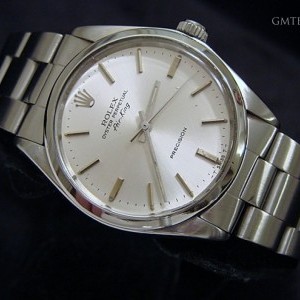 Rolex Mens  Air-King No Date Stainless Steel Watch wSilv 5500 248073