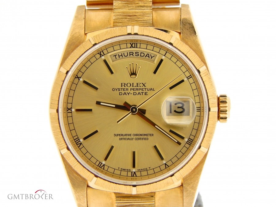 Rolex Mens Solid 18k Yellow Gold Day-Date President Watc 18248 247909