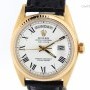 Rolex Mens Solid 18k Gold Day-Date President Watch wWhit