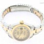 Rolex Ladies  Datejust 2tone 18k GoldSS Watch wGold Roma