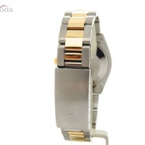 Rolex Mens  Air-King 2tone 14k GoldSS Watch wSilver Dial 5500 211639