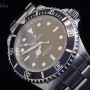 Rolex Mens  Submariner Stainless Steel Watch wBlack Dial