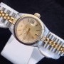 Rolex Ladies Rolex Date 2tone 14k Yellow GoldSS Watch wG