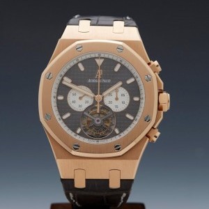 Audemars Piguet Royal Oak XL Tourbillon Chronograph 18k Rose Gold 25977.OR.OO.D005.CR.01 293329