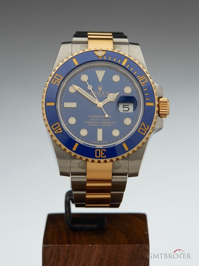 Rolex Submariner Stainless Steel18k Yellow Gold Gents 11 116613LB 470093