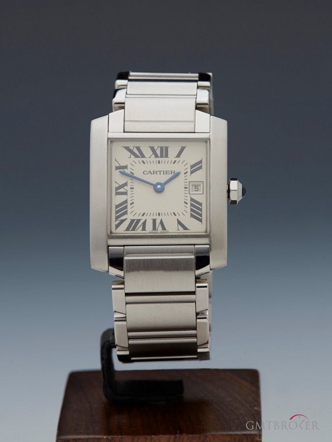 Cartier Tank Francaise Mid Size Stainless Steel W51007Q4 W51011Q3 293429