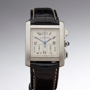 Cartier Tank Francaise Stainless Steel Gents 2531 2531 481145