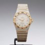 Omega Constellation Stainless Steel18k Yellow Gold Ladie
