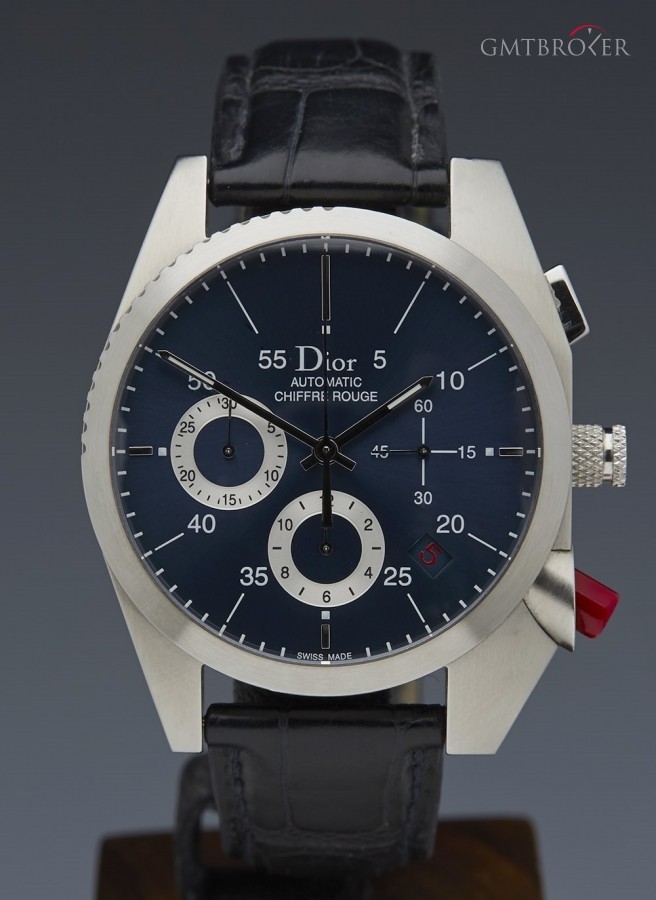 Christian Dior Chiffre Rouge A02 Automatic Navy SS CD084610A002 CD084610A002 294671