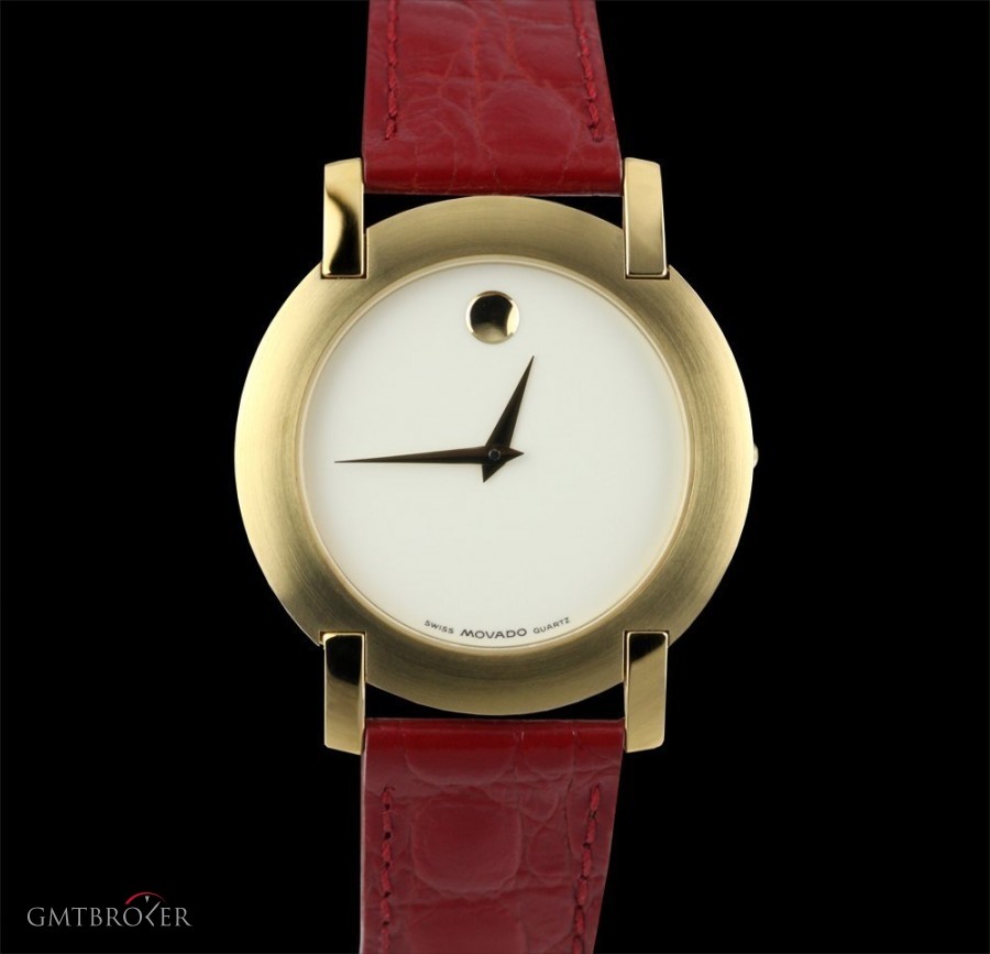 Movado Museum 18k Yellow Gold Plated Mens nessuna 294351