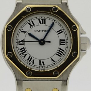 Cartier Santos Ronde StahlGold nessuna 419965