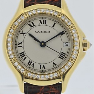 Cartier Cougar Diamons 18K Gelbgold 887907 730341