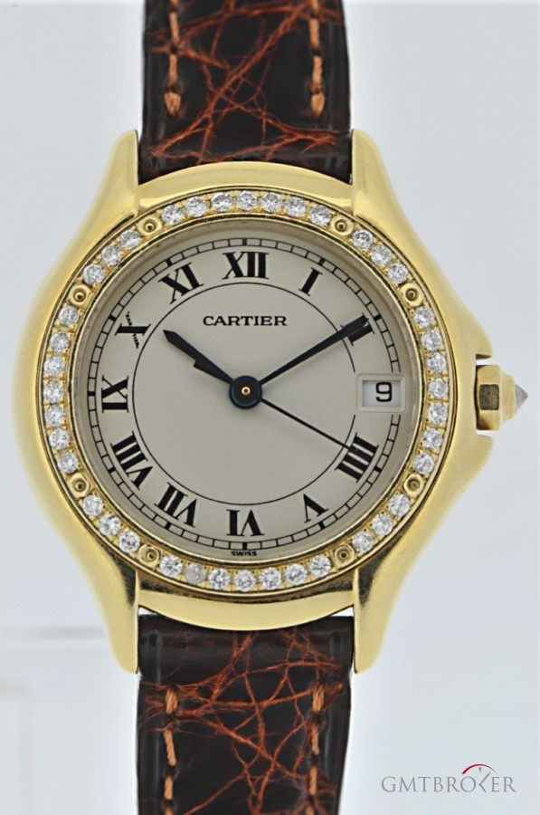 Cartier Cougar Diamons 18K Gelbgold 887907 730341