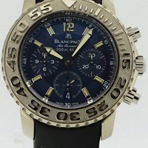 Blancpain Flyback Chronograph Air Command 18k Weigold nessuna 505785