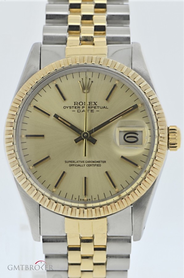 Rolex Oyster Perpetual Date StahlGold 15053 15053 738257