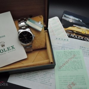 Rolex Air King 5500 Original Black Dial With Box And Pap 5500 318857
