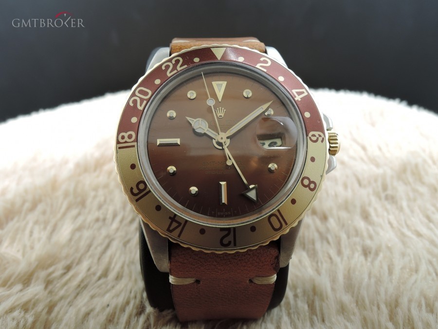 Rolex Gmt Master 2-tone 1675 Root Beer Nipple Dial 1675 455335