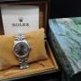 Rolex Datejust 1601 Ss Original Purplish Grey Dial With