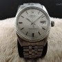Rolex Datejust 1601 Ss Original Silver Tapestry Dial Wit