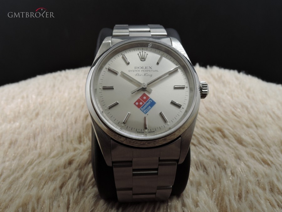 Rolex Air King 14000 Original Dial With Domino Pizza Log 14000 440719