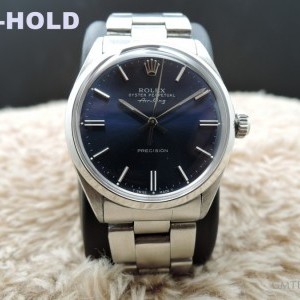 Rolex Air King 5500 Blue Dial With Solid Oyster Band 5500 590347
