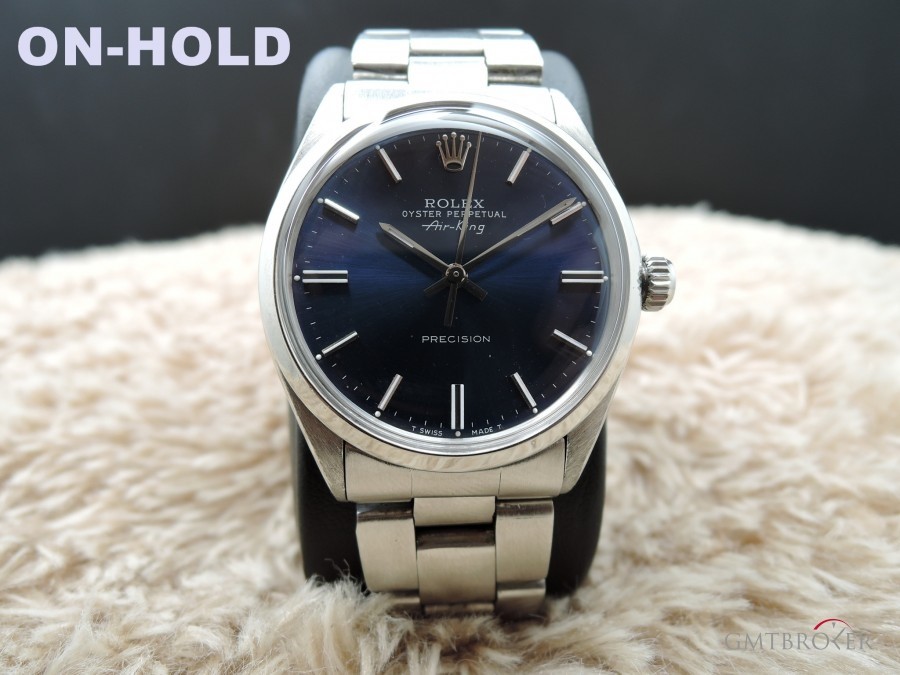 Rolex Air King 5500 Blue Dial With Solid Oyster Band 5500 590347