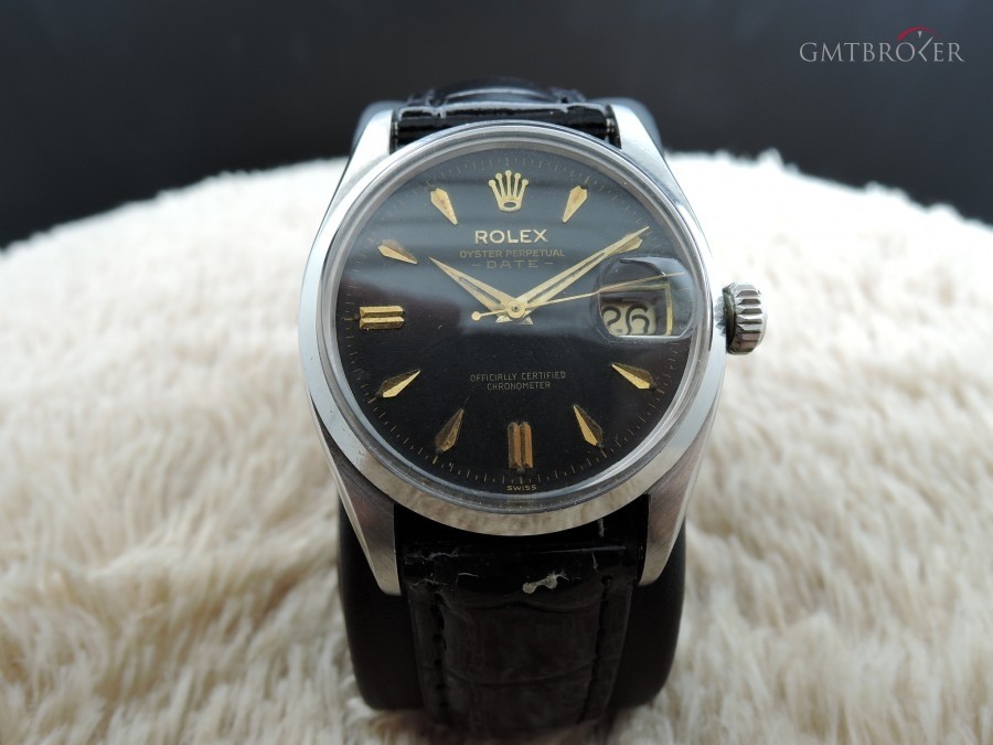 Rolex Oyster Date 6534 Original Gilt Dial With Dauphine 6534 475419