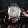 Rolex Datejust 1601 2-tone Original Silver Dial With Dau