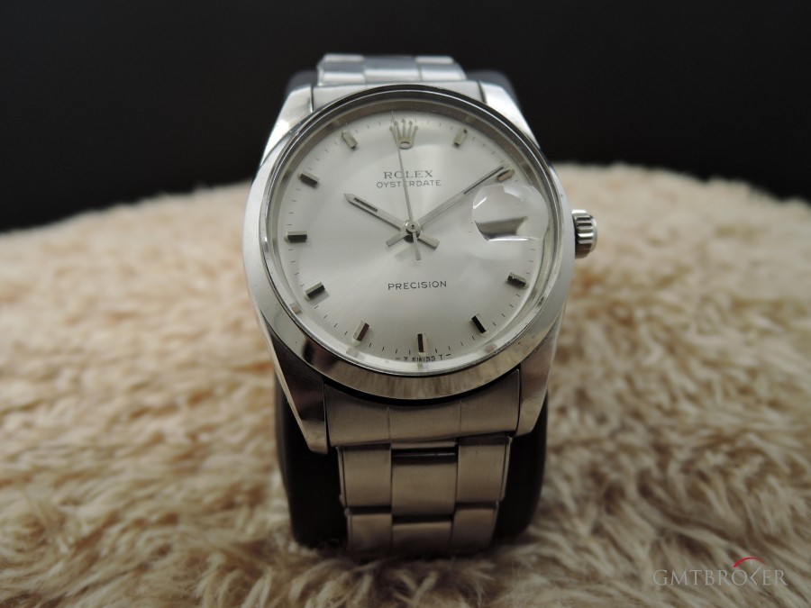 Rolex Oyster Date 6694 Original Silver Dial With Short M 6694 375099
