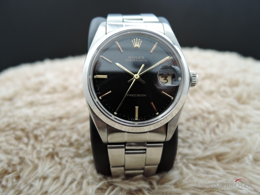 Rolex Oyster Date 6694 Original Black Dial With Gold Mar 6694 394073