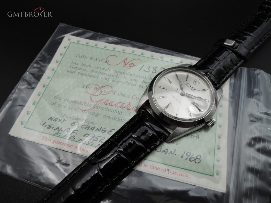 Rolex Oyster Date 6694 Original Silver Dial With Paper 6694 478389
