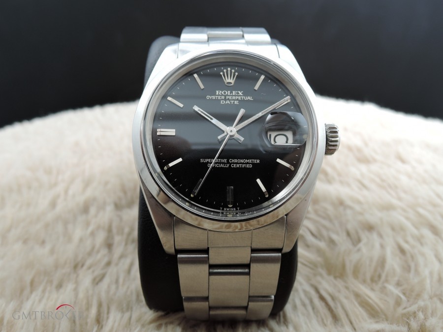 Rolex Oyster Date 1500 With Original Gilt Dial And Solid 1500 497031